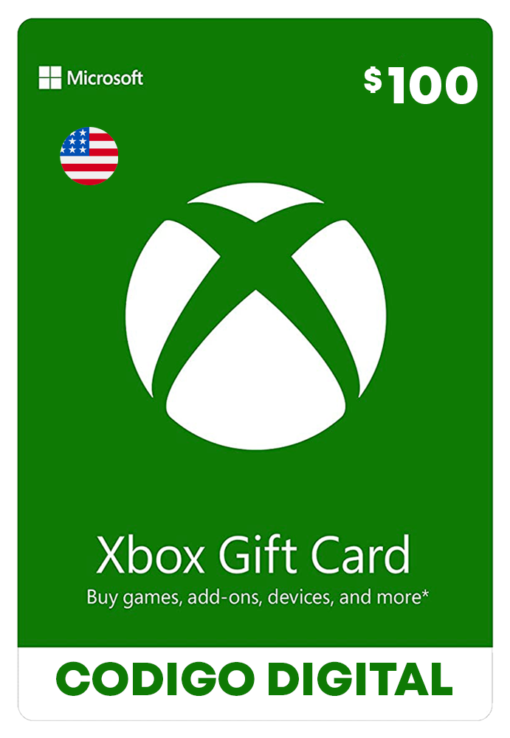 tarjeta de Xbox Live de 100 dólares para cuenta americana