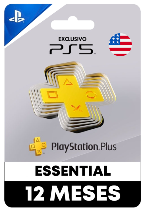 PlayStation esencial plus de 12 meses para cuentas americanas