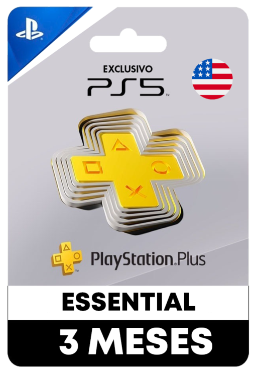 PlayStation esencial plus de 3 meses para cuentas americanas