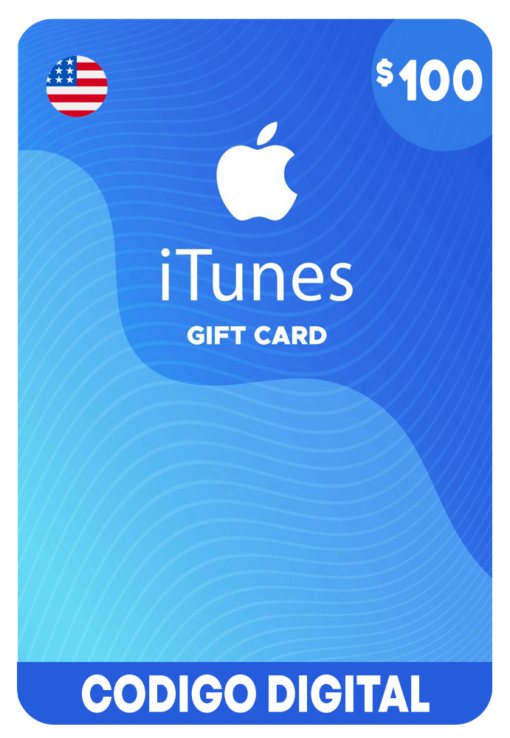 tarjeta iTunes de 100 dolares para cuentas americanas