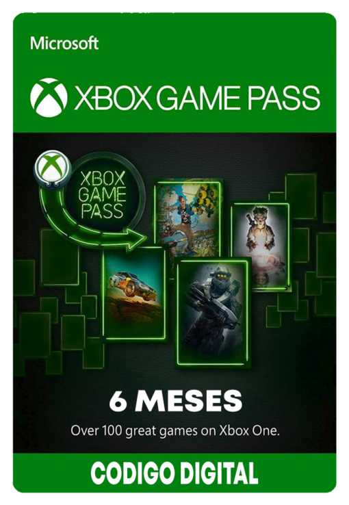 xbox gamepass 6 meses