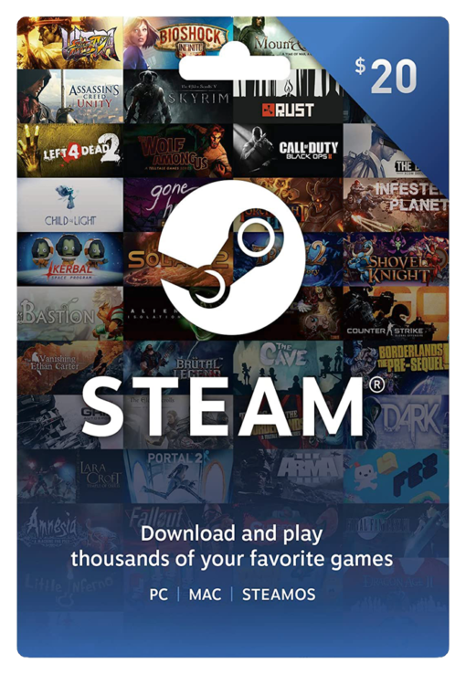 steam 20 dólares americanos