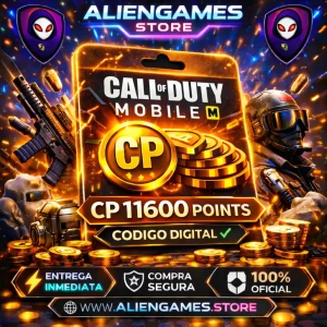 Call of Duty Mobile CP 11600 recarga COD Points comprar CP COD Mobile AlienGames Store Bolivia