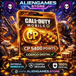 Call of Duty Mobile CP 5400 recarga COD Points comprar CP COD Mobile AlienGames Store