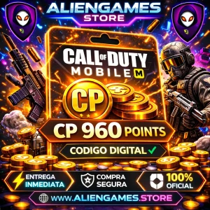 Call of Duty Mobile CP 960 recarga COD Points comprar CP COD Mobile AlienGames Store Bolivia