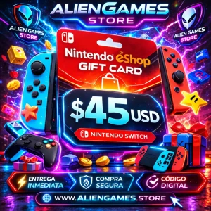 Nintendo eShop Gift Card 45 USD código digital Nintendo Switch saldo eShop comprar Bolivia