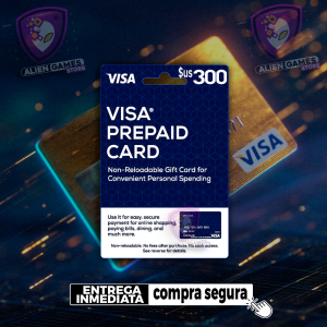 Tarjeta Visa Prepago 300 USD Estados Unidos – compras seguras online