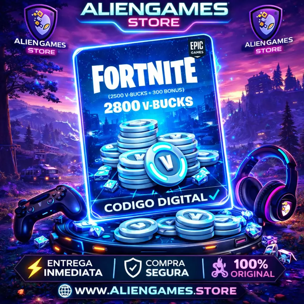Fortnite 2800 V-Bucks Card