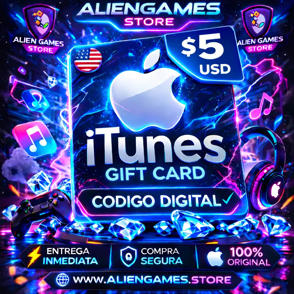 Tarjeta Apple iTunes (USA) 5 dólares