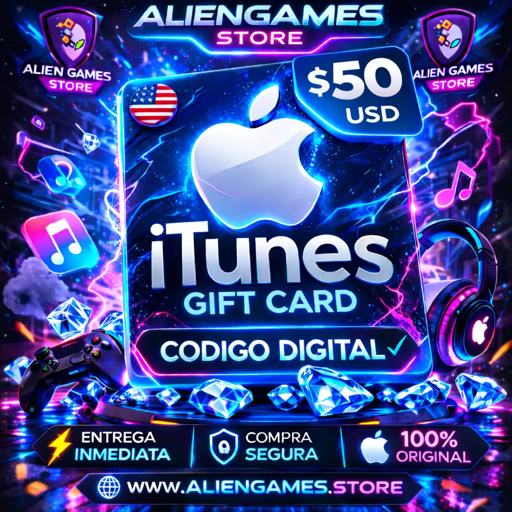 Apple Gift Card 50 USD (USA) – Código Digital – Entrega Inmediata