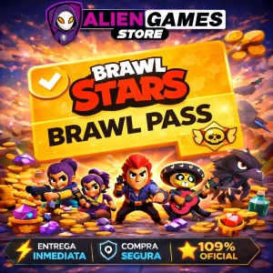 Brawl Stars Brawl Pass recarga oficial comprar Brawl Pass Brawl Stars entrega inmediata AlienGames Store