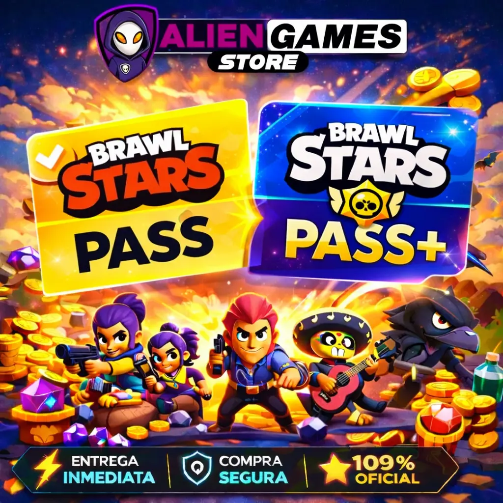 Brawl Stars Pass a Pass Plus Global – Brawl Pass Upgrade Entrega Inmediata