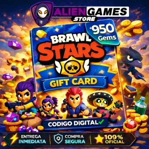 Brawl Stars 950 Gems Global recarga oficial comprar gemas Brawl Stars entrega inmediata AlienGames Store