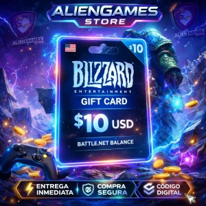 Battle.net Gift Card 10 USD código digital Blizzard saldo Battle.net comprar tarjeta Blizzard
