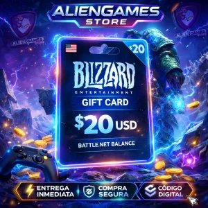 Blizzard Battle.net Gift Card 20 USD código digital saldo Battle.net comprar Blizzard balance