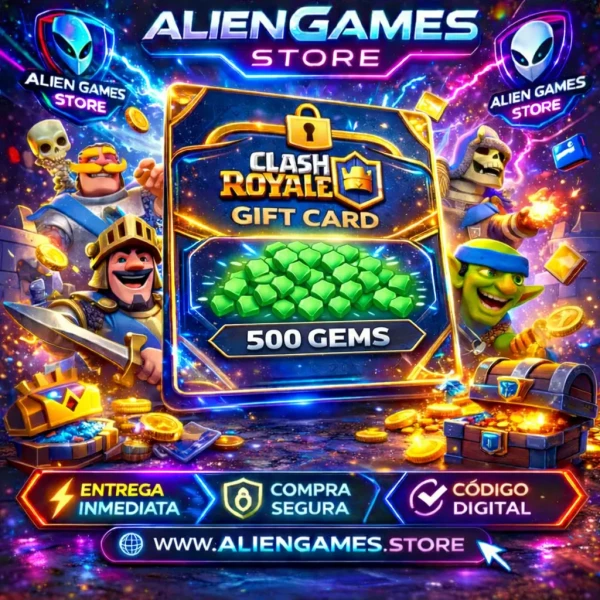 Clash Royale 500 Gems recarga gemas Clash Royale comprar gems Clash Royale