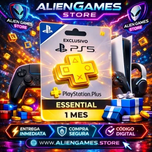PlayStation Plus Essential 1 mes código digital suscripción PS Plus Essential comprar AlienGames Store
