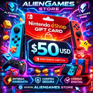 Nintendo eShop Gift Card 50 USD código digital Nintendo Switch región USA comprar tarjeta Nintendo