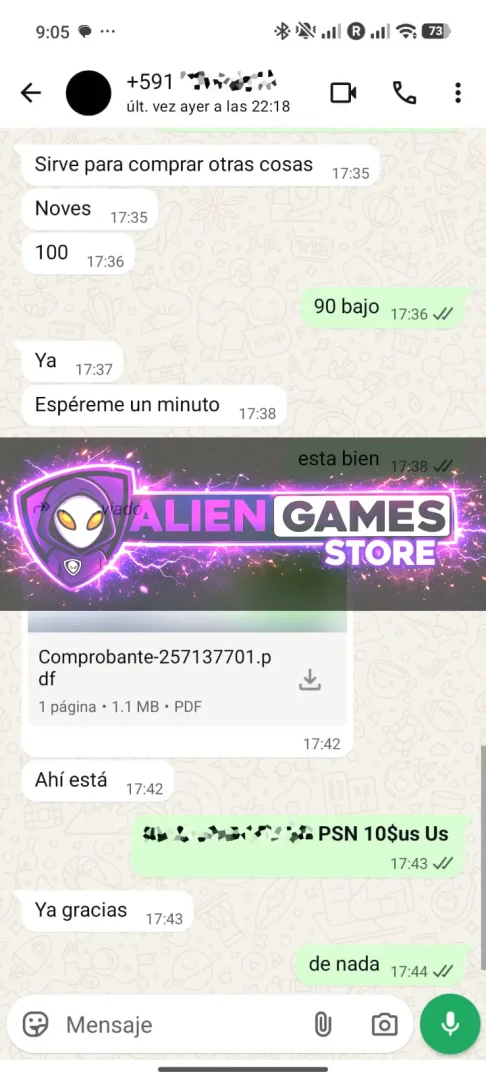 Reseña de Sebastián T. en AlienGames
