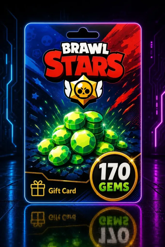 Brawl Stars 170 Gems Global – Recarga Oficial Entrega Inmediata