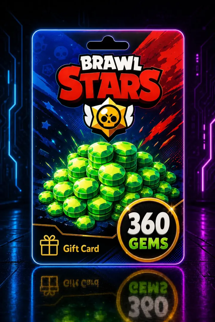Brawl Stars 360 Gems Global – Recarga Digital Entrega Inmediata