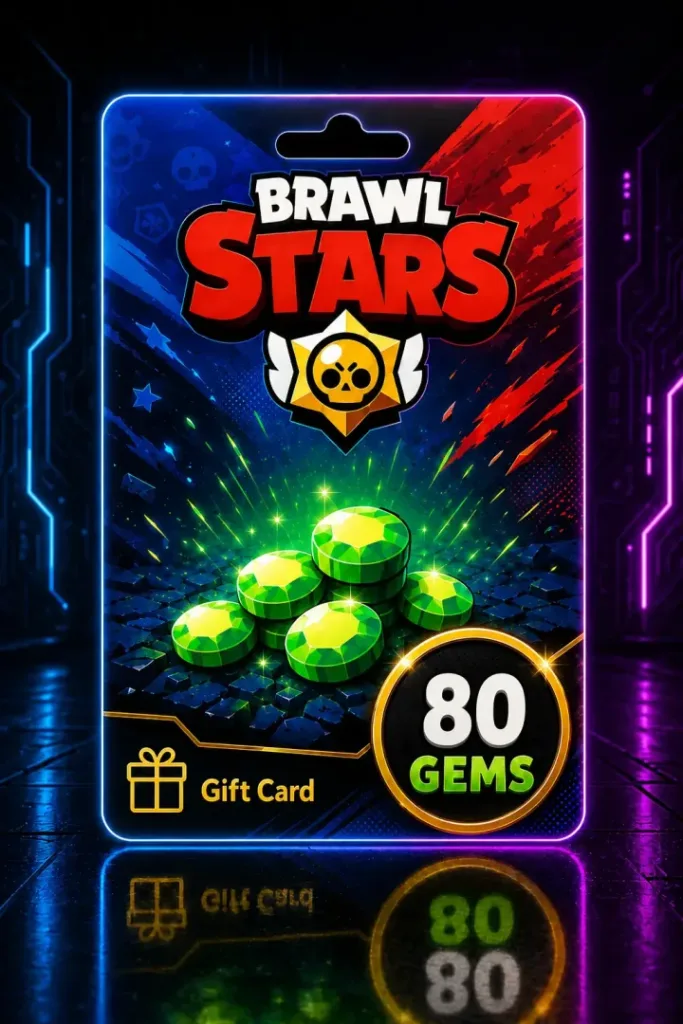 Brawl Stars 80 Gems Global – Recarga Oficial Entrega Inmediata