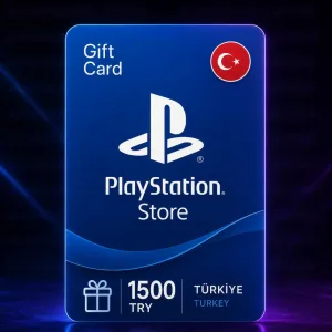 Gift Card PlayStation Store Turquía de 1500 TRY para saldo digital
