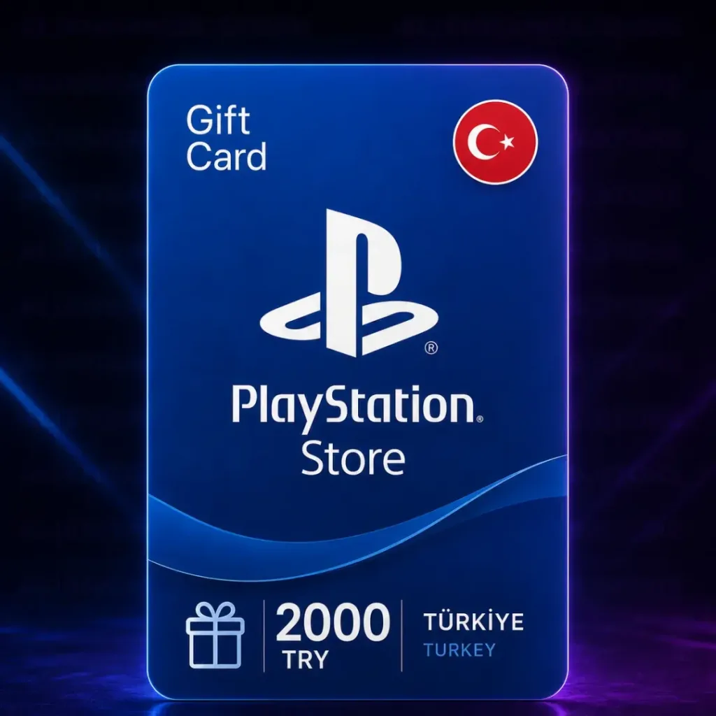 PlayStation Gift Card 2000 TRY Turquía (Código Digital)
