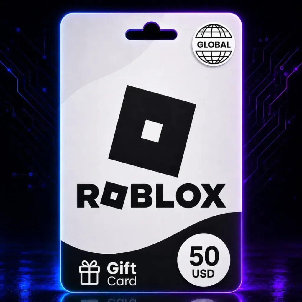 Roblox 50 USD – Gift Card USA – Código Digital Robux – Entrega Inmediata