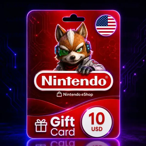 Tarjeta Nintendo eShop Gift Card 10 USD región USA disponible en AlienGames Store
