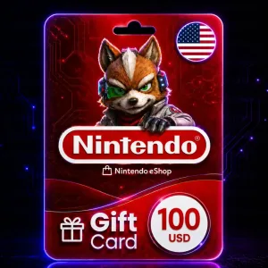 Tarjeta Nintendo eShop Gift Card 100 USD región USA disponible en AlienGames Store