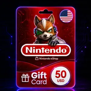 Tarjeta Nintendo eShop Gift Card 50 USD región USA disponible en AlienGames Store