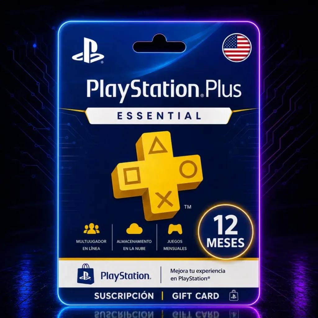 PlayStation Plus Essential (USA) 12 meses