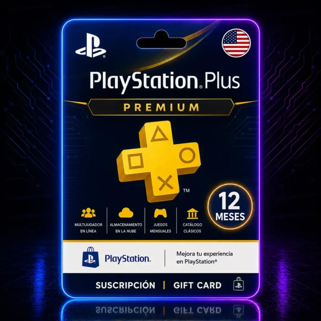 PlayStation Plus Premium (USA) 12 meses