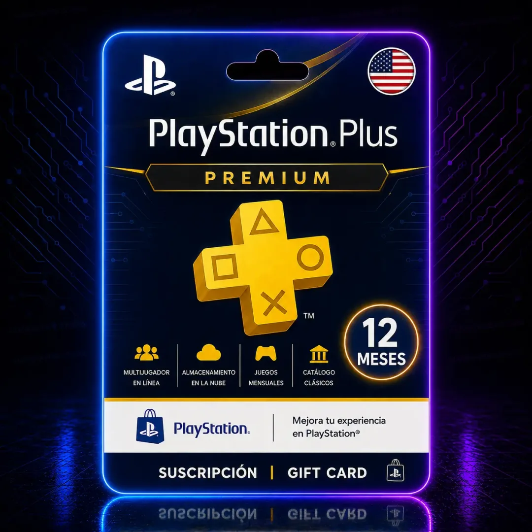 PlayStation Plus Premium (USA) 12 meses