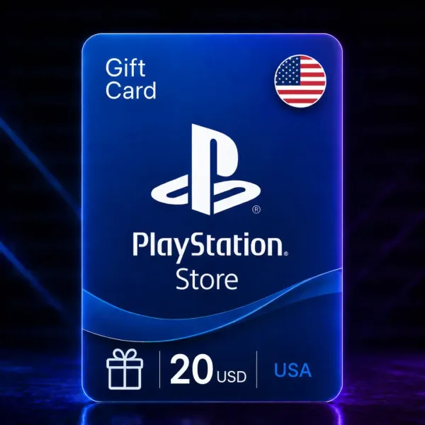 Gift Card PlayStation Store USA de 20 USD para recargar PSN