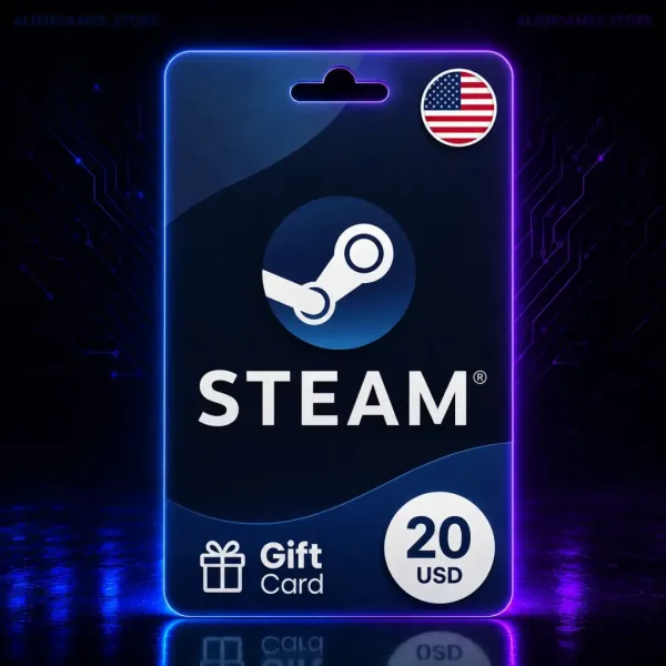 Steam Wallet Code (USA) 20 USD – Entrega Inmediata