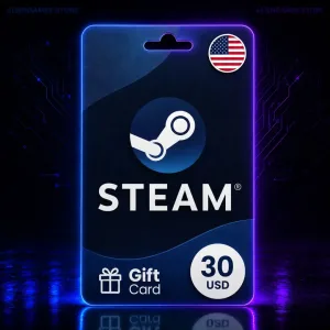 Steam Gift Card USA de 30 USD con código digital en AlienGames.Store